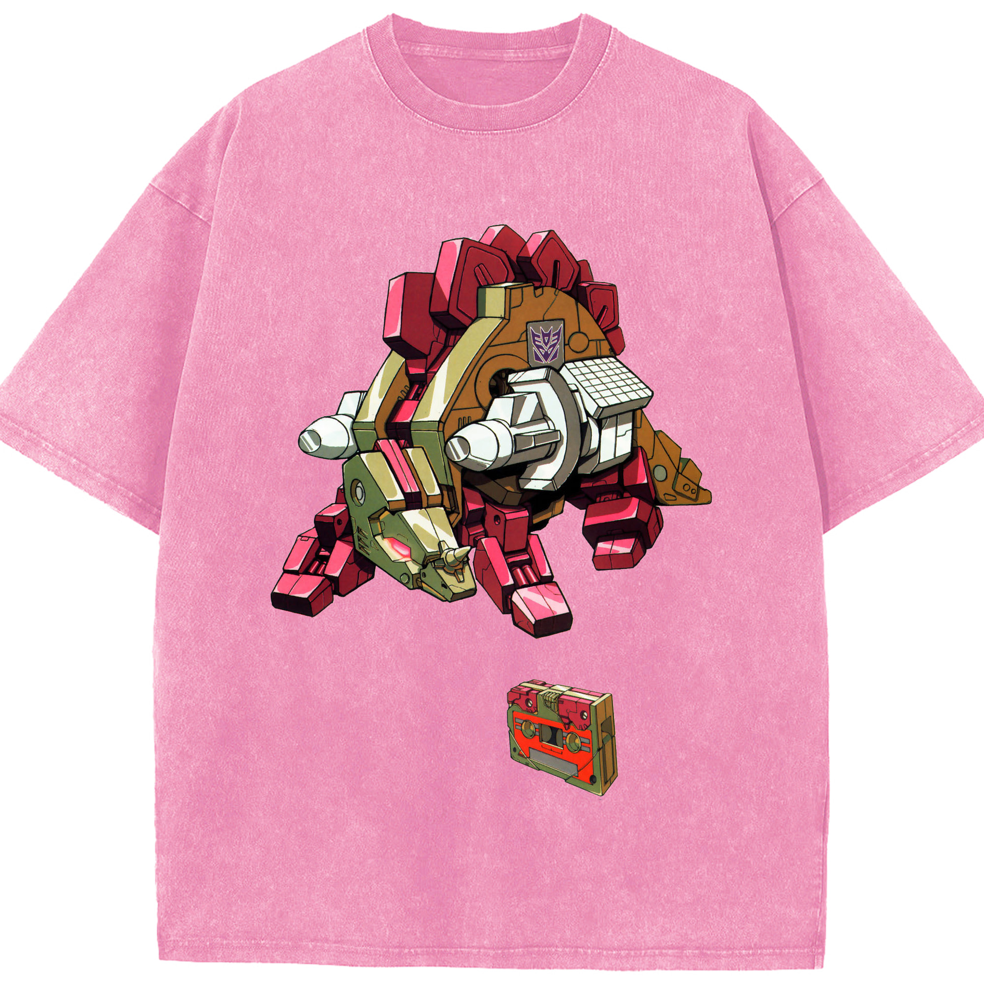 （画像用）  綿100% ヴィンテージ風 半袖Tシャツ（フロントプリント）